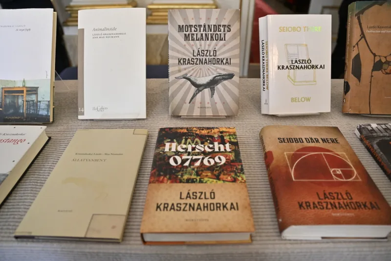Ο συγγραφέας László Krasznahorkai, νικητής του Νόμπελ Λογοτεχνίας 2025.