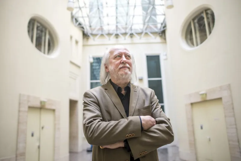Ο συγγραφέας László Krasznahorkai, νικητής του Νόμπελ Λογοτεχνίας 2025.
