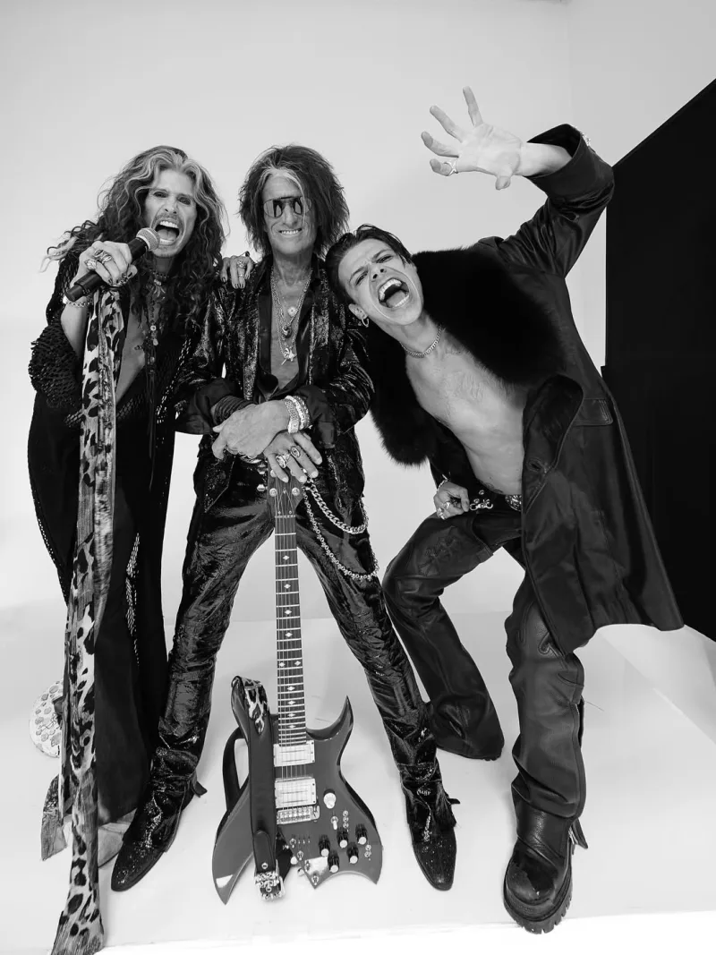 Το θρυλικό συγκρότημα των Aerosmith σε φωτογραφία από τον επίσημο λογαριασμό τους στο Instagram.