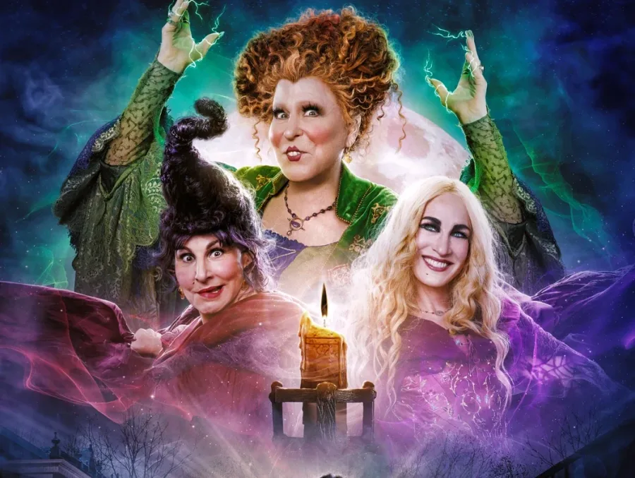 Bette Midler, Sarah Jessica Parker και Kathy Najimy ως μάγισσες Sanderson στο Hocus Pocus.