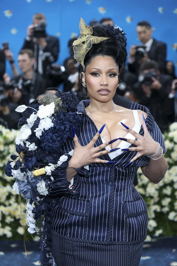 Η Nicki Minaj σε φωτογραφία από το ΑΠΕ-ΜΠΕ για την ανακοίνωση των νέων της album.