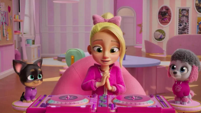 Η Paris Hilton στην animated σειρά Paris & Pups για τη ΔΕΠΥ.