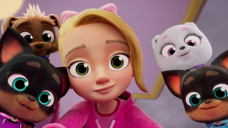 Η Paris Hilton στην animated σειρά Paris & Pups για τη ΔΕΠΥ.