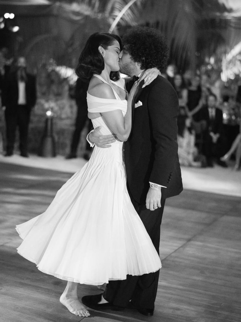 Η Selena Gomez και ο Benny Blanco σε κοινή τους εμφάνιση από το Instagram της τραγουδίστριας.