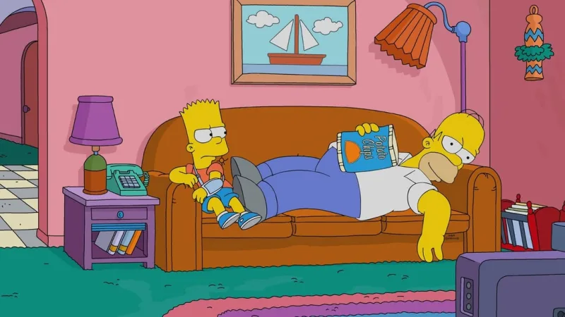 Η οικογένεια των Simpsons: Homer, Marge, Bart, Lisa και Maggie από την επίσημη σελίδα της σειράς.