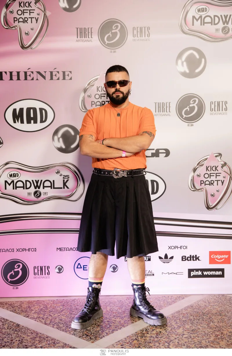 Ο Akylas στο Kick Off Party του MadWalk 2025 by Three Cents.