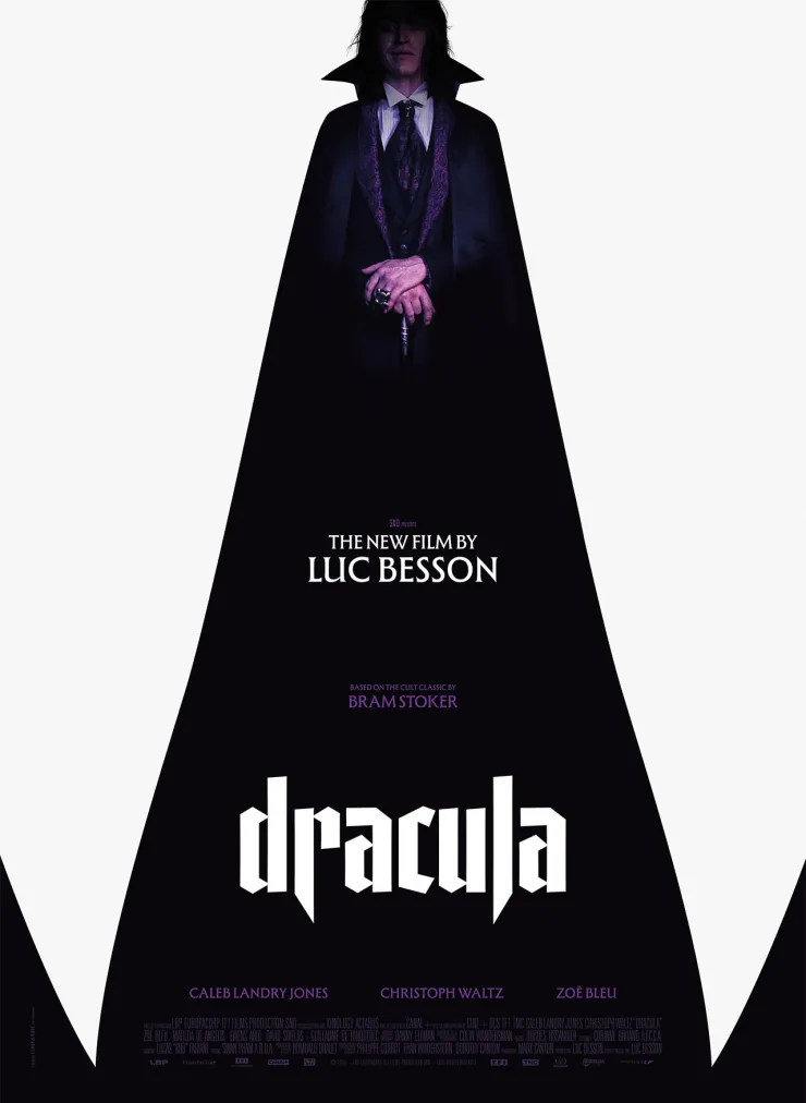 Αφίσα της ταινίας Dracula του Luc Besson με τον Caleb Landry Jones.