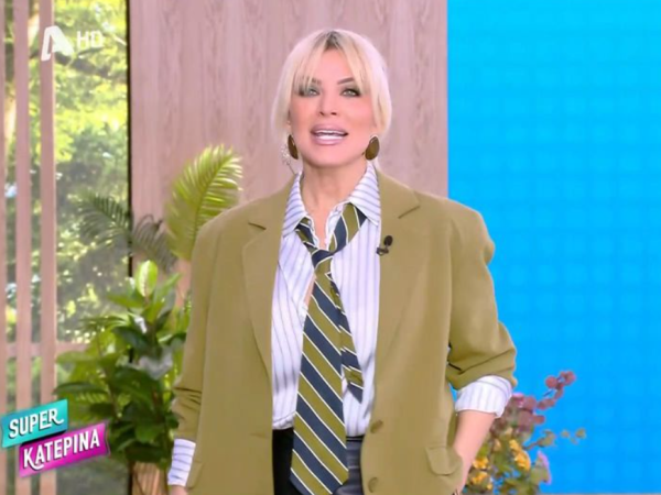 Δεν κρατήθηκε! Η on air ατάκα της Κατερίνας Καινούργιου για το καρεκλάκι του μωρού