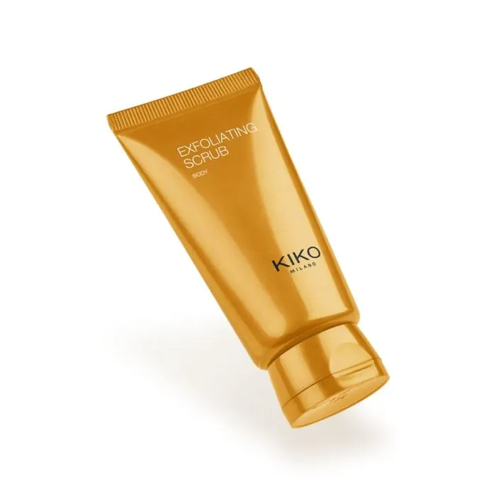 Χρυσό σωληνάριο Kiko Milano Exfoliating Scrub για το σώμα.