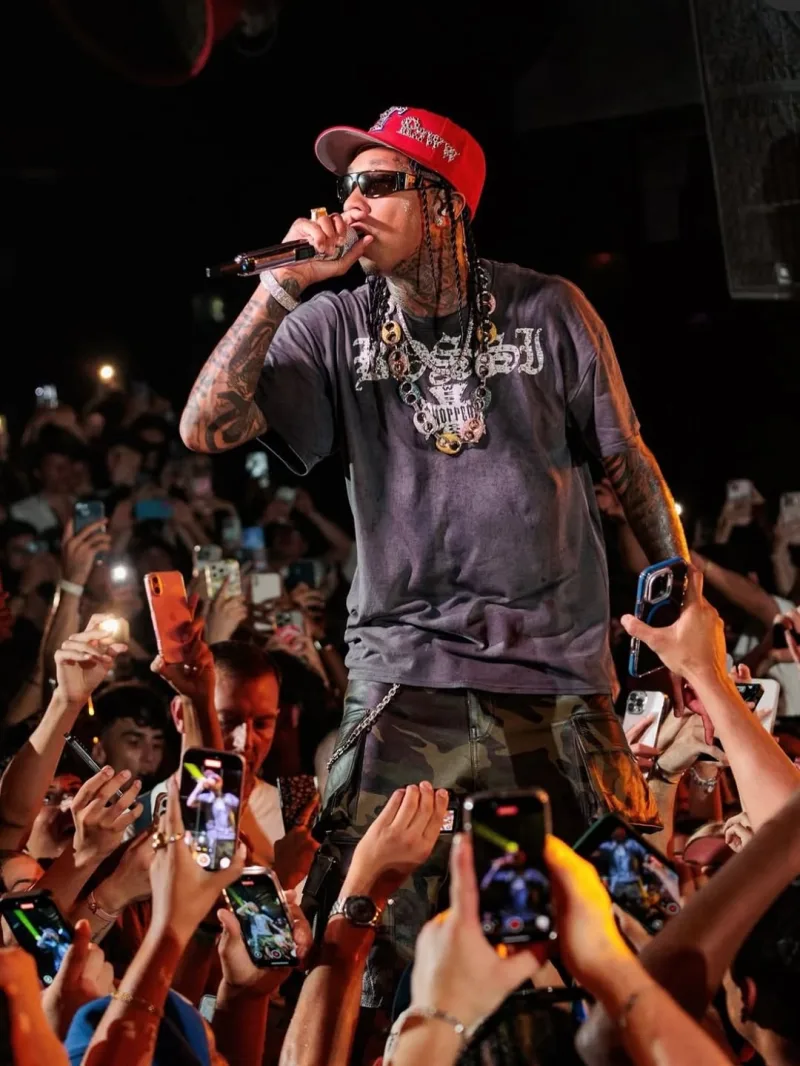 Ο διεθνής super star της hip-hop Tyga σε φωτογραφία από τον προσωπικό του λογαριασμό στο Instagram.