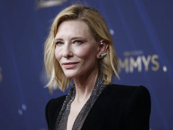 Η ηθοποιός Cate Blanchett σε σκηνή από την ταινία Sweetsick που γυρίστηκε στην Καρδαμύλη.