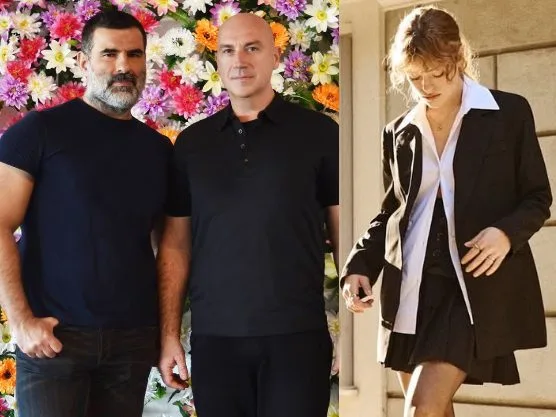 Οι Deux Hommes και η Γκάια Μερκούρη σε κολλάζ φωτογραφιών.