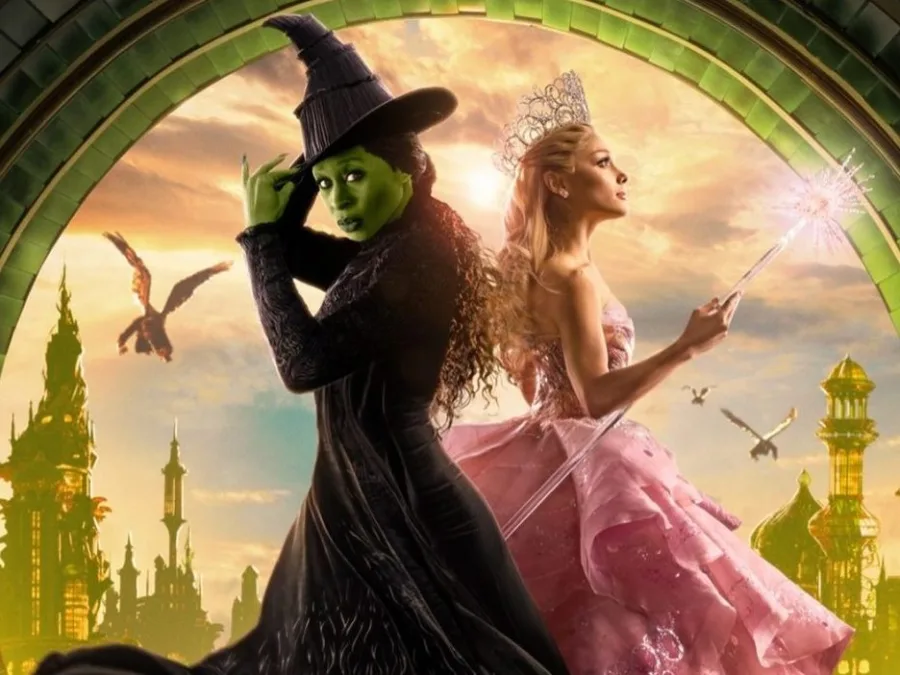 Η Elphaba και η Glinda από την ταινία Wicked.