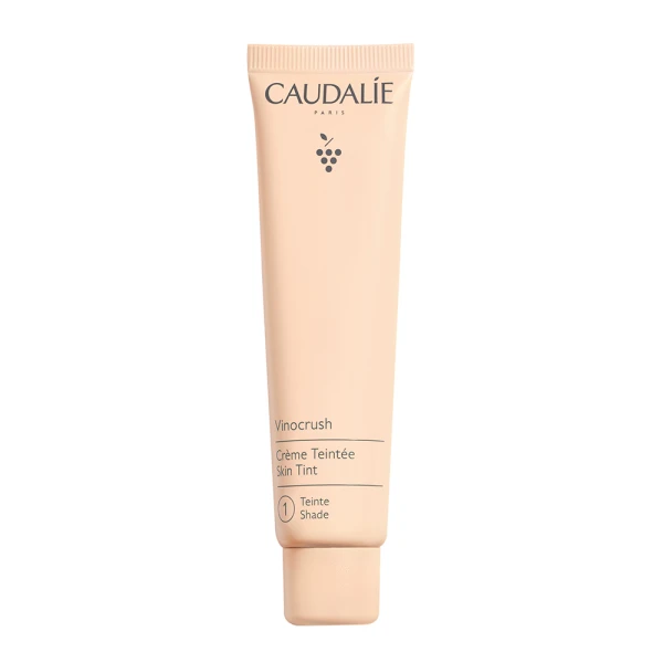 Σωληνάριο Caudalie Vinocrush Skin Tint σε μπεζ απόχρωση.