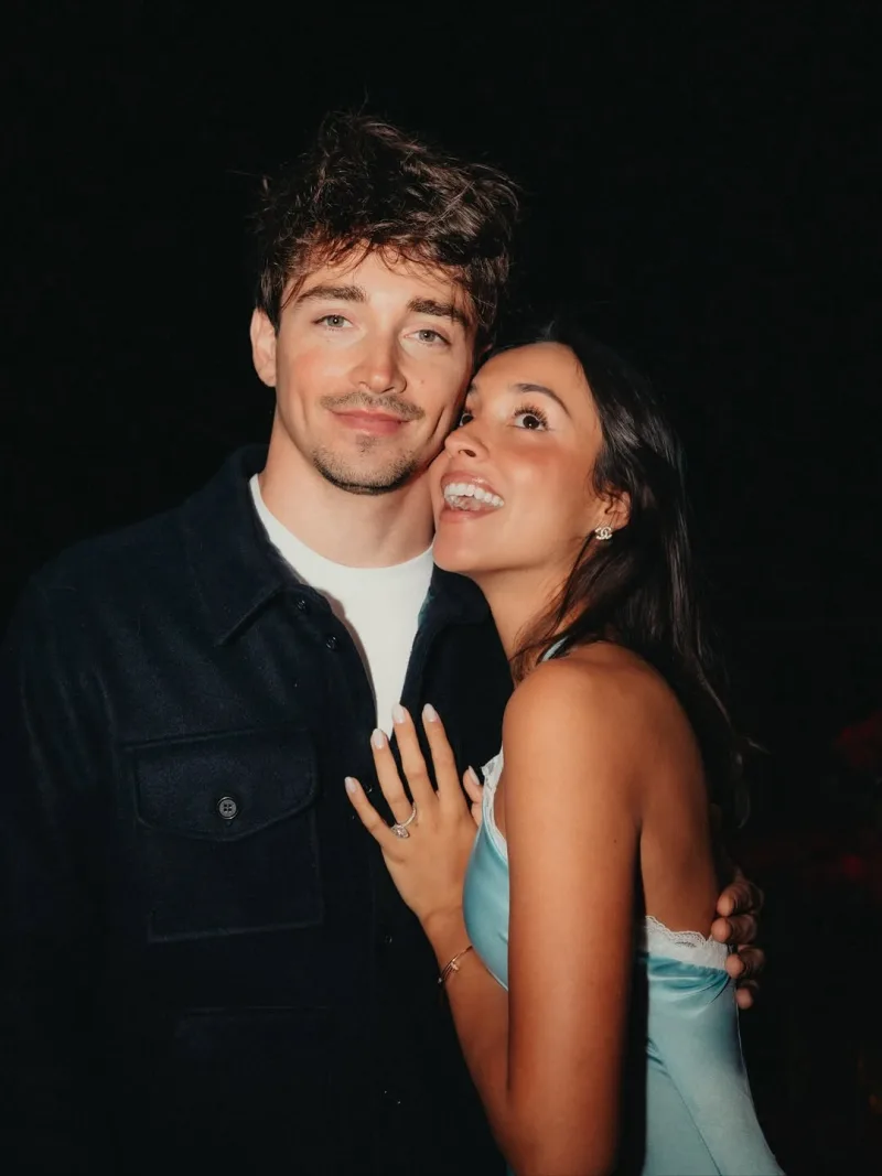 Η Alexandra Saint Mleux, σύντροφος του Charles Leclerc, σε φωτογραφία από το Instagram της.