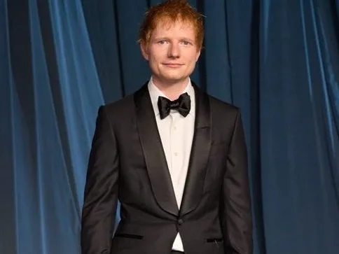 Ο Ed Sheeran και η Taylor Swift σε κοινή τους εμφάνιση.