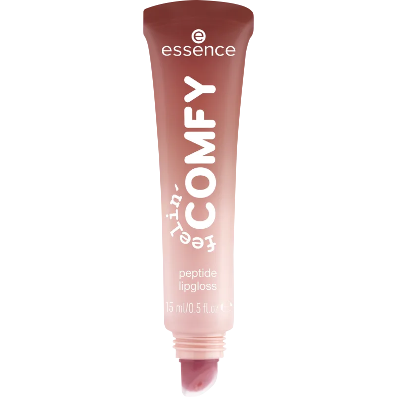 Essence feelin’ comfy peptide lipgloss σε σωληνάριο.