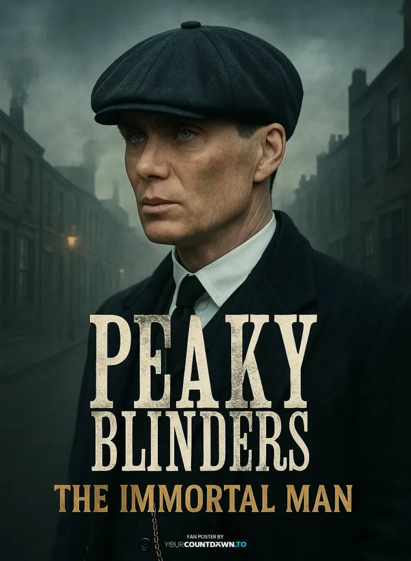 Ο Cillian Murphy ως Tommy Shelby στην αφίσα της ταινίας Peaky Blinders: The Immortal Man.