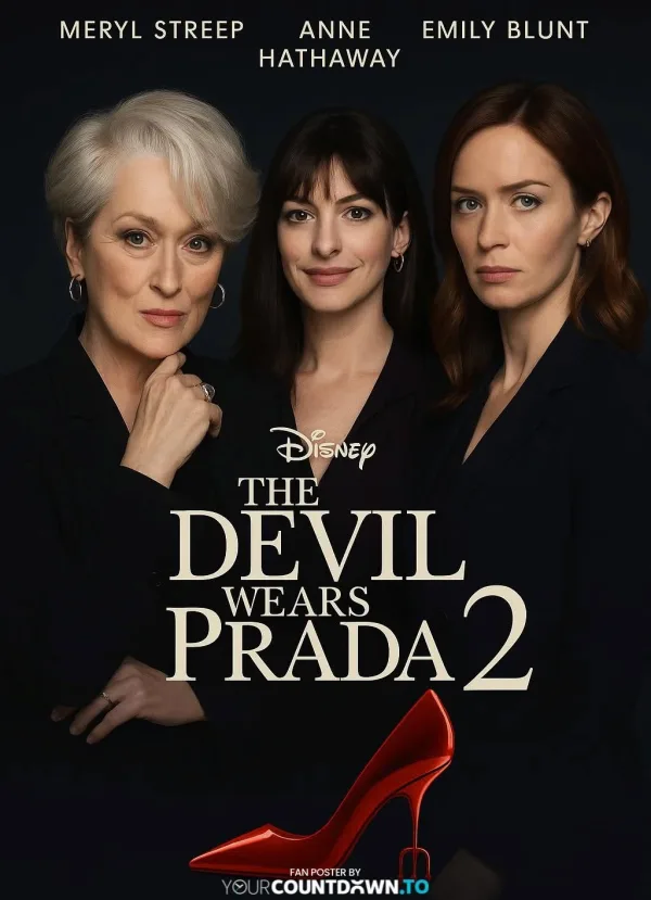 Η Meryl Streep, η Anne Hathaway και η Emily Blunt πρωταγωνιστούν στην πολυαναμενόμενη ταινία The Devil Wears Prada 2.