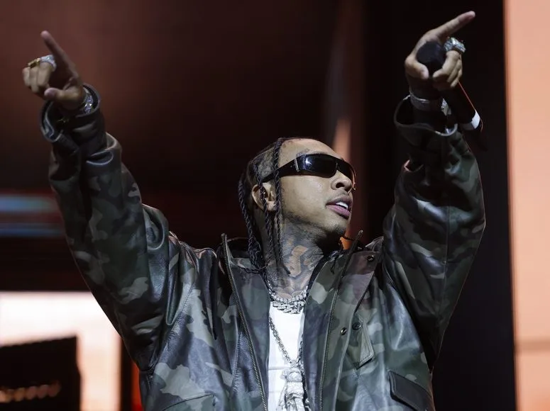 Ο ράπερ Tyga σε φωτογραφία από το ΑΠΕ-ΜΠΕ για τη συναυλία του στην Αθήνα.