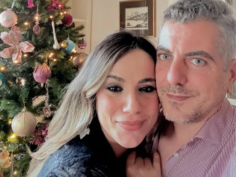 Η δημοσιογράφος Ευλαμπία Ρέβη, η οποία έγινε μητέρα και έφερε στον κόσμο το πρώτο της παιδί.