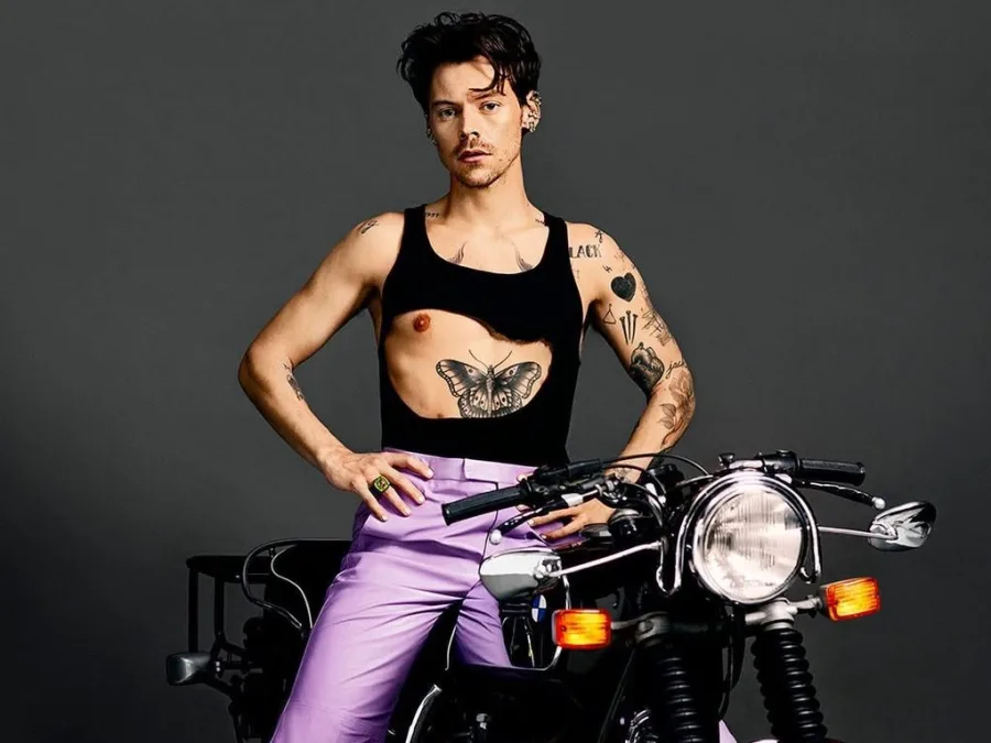 Ο Harry Styles σε φωτογραφία από το Instagram, με αφορμή την ανακοίνωση του νέου του album.