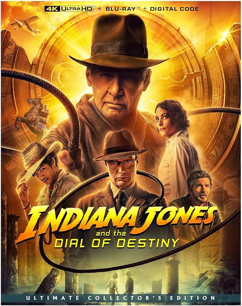 Αφίσα της ταινίας Indiana Jones and the Dial of Destiny με τον Harrison Ford.