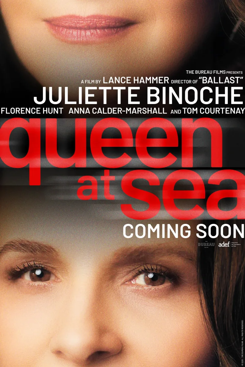 Αφίσα της ταινίας Queen at Sea με την Juliette Binoche.