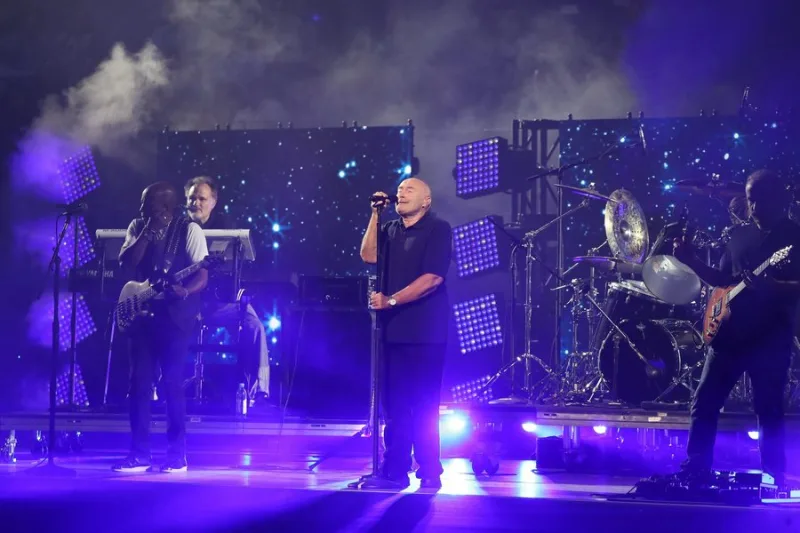 Ο θρυλικός μουσικός Phil Collins σε φωτογραφία από το ΑΠΕ-ΜΠΕ.