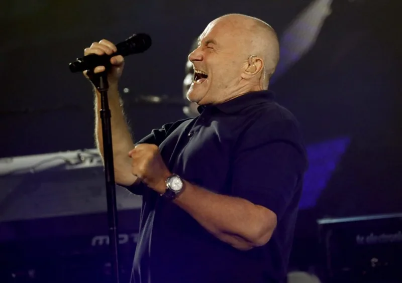 Ο μουσικός Phil Collins σε φωτογραφία από το ΑΠΕ-ΜΠΕ, με αφορμή την κατάσταση της υγείας του.