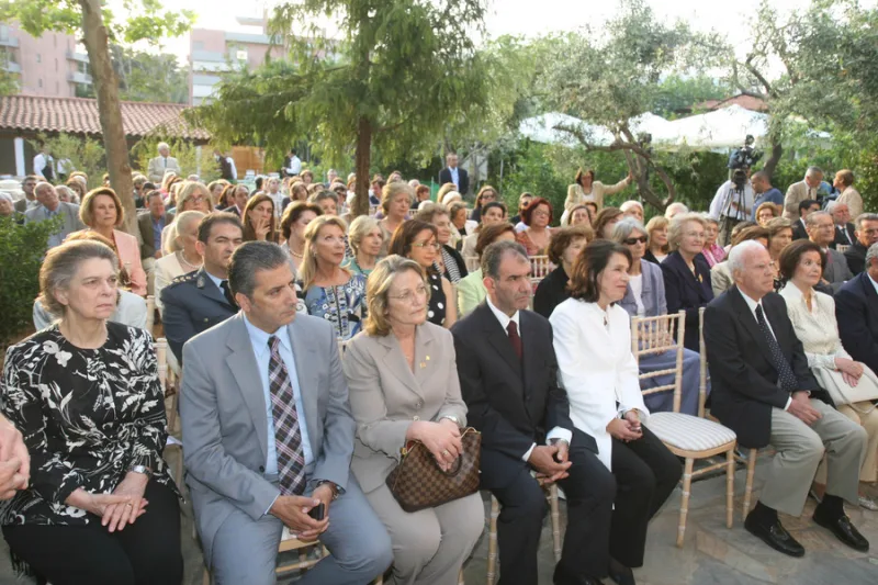 Πορτρέτο της πριγκίπισσας Ειρήνης, η οποία έφυγε από τη ζωή σε ηλικία 83 ετών στη Μαδρίτη.