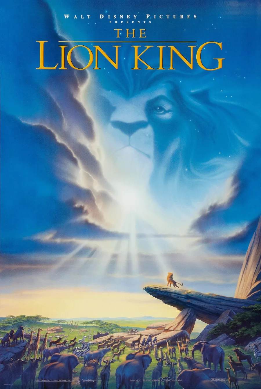 Αφίσα της ταινίας The Lion King της Disney.