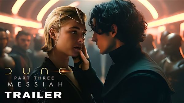 Ο Timothée Chalamet και η Florence Pugh σε σκηνή από την ταινία Dune: Part Three.