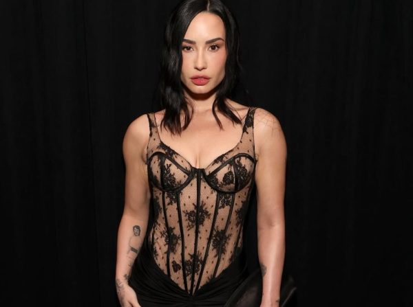 Η Demi Lovato με Celia Kritharioti Haute Couture στο Afterparty των Grammy