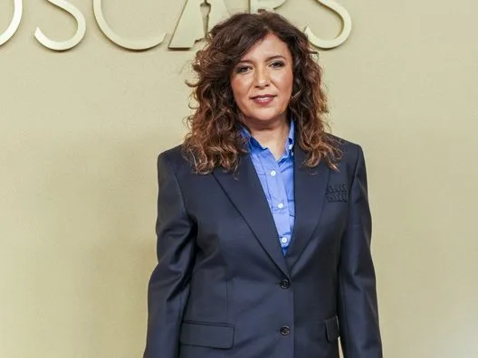 Η Kaouther Ben Hania στην εκδήλωση Cinema for Peace στο Βερολίνο.