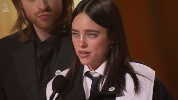Η Billie Eilish στα βραβεία Grammy.