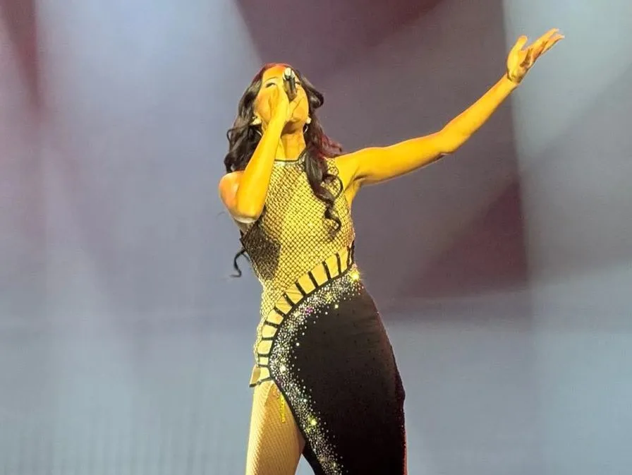 Η Rosanna Mailan στη σκηνή του Sing for Greece 2026.
