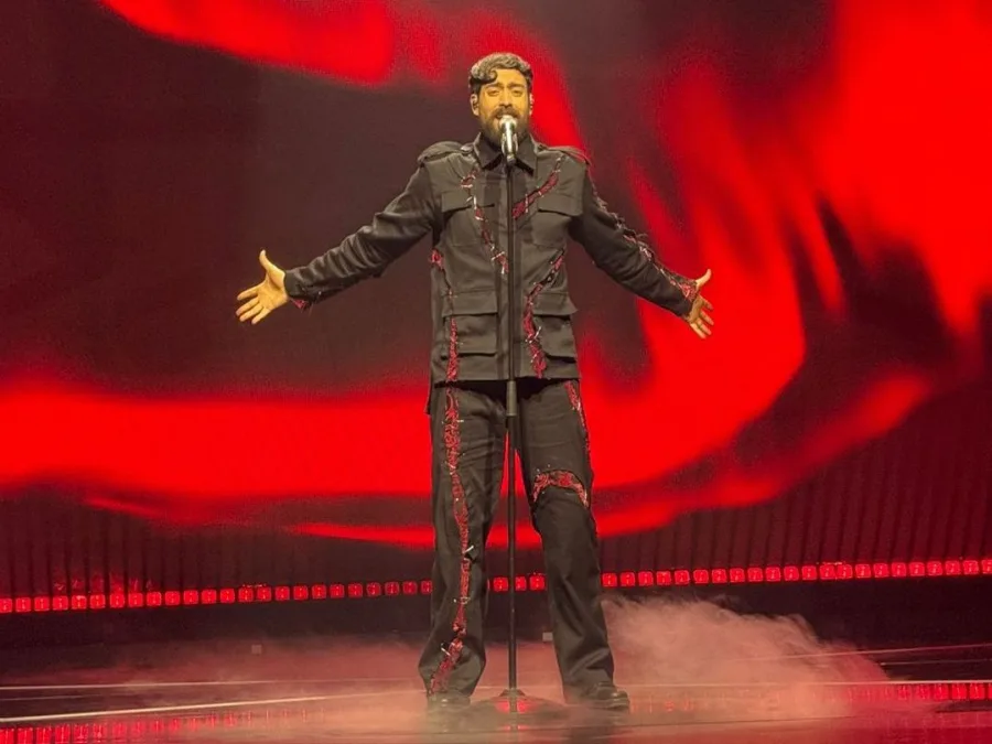 Ο Stylianos στη σκηνή του Sing for Greece 2026.