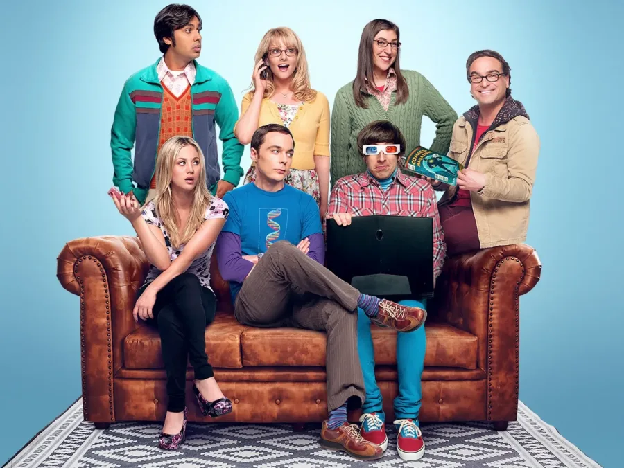 Το καστ της σειράς The Big Bang Theory με τον Kunal Nayyar.