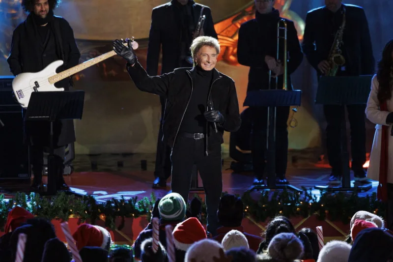 Ο τραγουδιστής Barry Manilow σε φωτογραφία από το ΑΠΕ-ΜΠΕ για την κυκλοφορία του νέου του άλμπουμ What a Time.