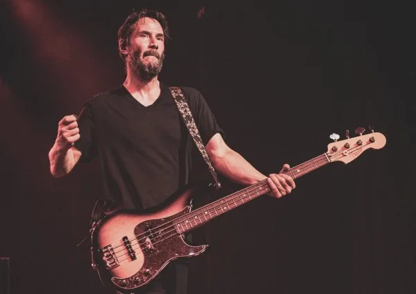 Το ροκ συγκρότημα Dogstar με τον Keanu Reeves για την κυκλοφορία του νέου άλμπουμ All in Now.