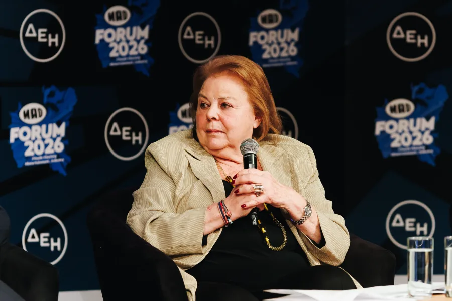 Η Λούκα Κατσέλη στο MAD Forum 2026.
