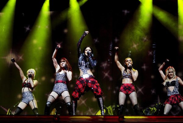 Οι Pussycat Dolls Nicole Scherzinger, Kimberly Wyatt και Ashley Roberts σε φωτογραφία από το ΑΠΕ-ΜΠΕ.
