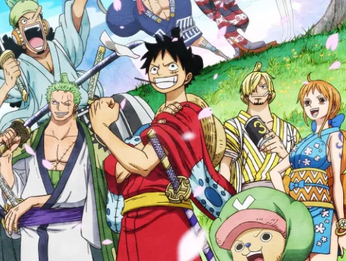Σκηνή από τη σειρά One Piece του Eiichiro Oda, όπως εμφανίζεται στη βάση δεδομένων IMDB.