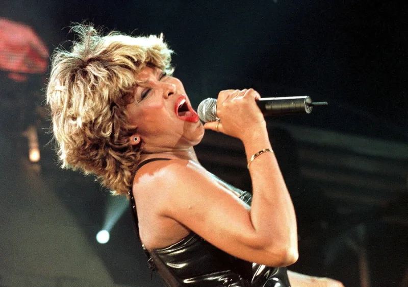 Η Tina Turner σε φωτογραφία από το ΑΠΕ-ΜΠΕ για τη νέα συμφωνία διαχείρισης του μουσικού της καταλόγου.