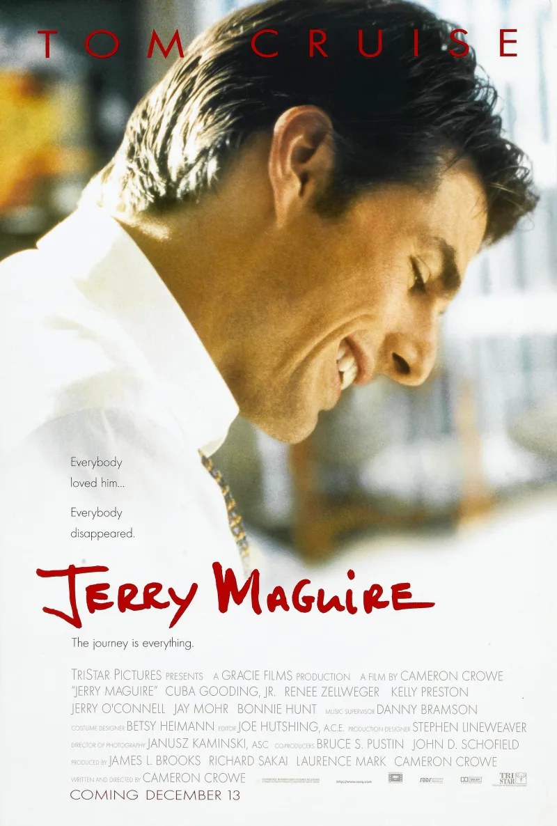Ο Tom Cruise πρωταγωνιστεί στην ταινία Jerry Maguire, μια από τις ταινίες που έγραψαν ιστορία στα Όσκαρ.