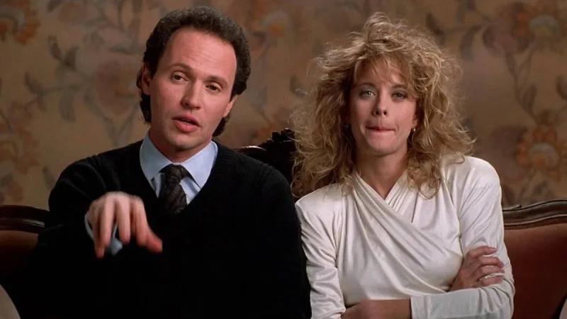Ο Billy Crystal και η Meg Ryan σε σκηνή από την ταινία When Harry Met Sally.
