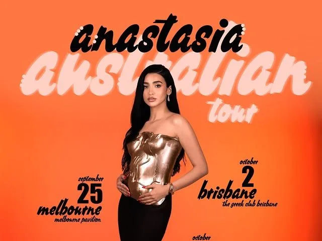 Η Anastasia ανακοινώνει την αυστραλιανή περιοδεία της με ημερομηνίες και πόλεις για συναυλίες στην ομογένεια.