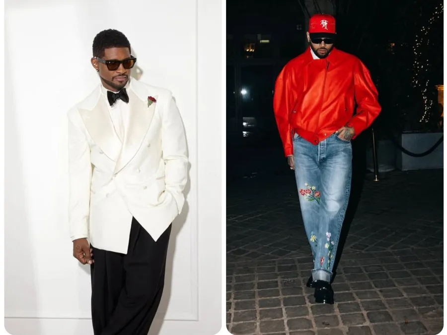Ο Chris Brown και ο Usher ποζάρουν για την επερχόμενη R&B περιοδεία τους, ετοιμάζοντας μια εκρηκτική συνεργασία.
