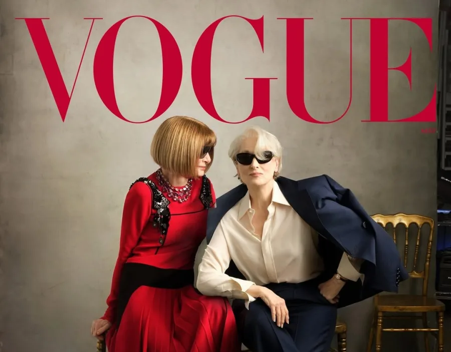 Η Anna Wintour και η Meryl Streep στο εξώφυλλο του Vogue, μοιράζονται το πιο δυνατό reunion της χρονιάς.
